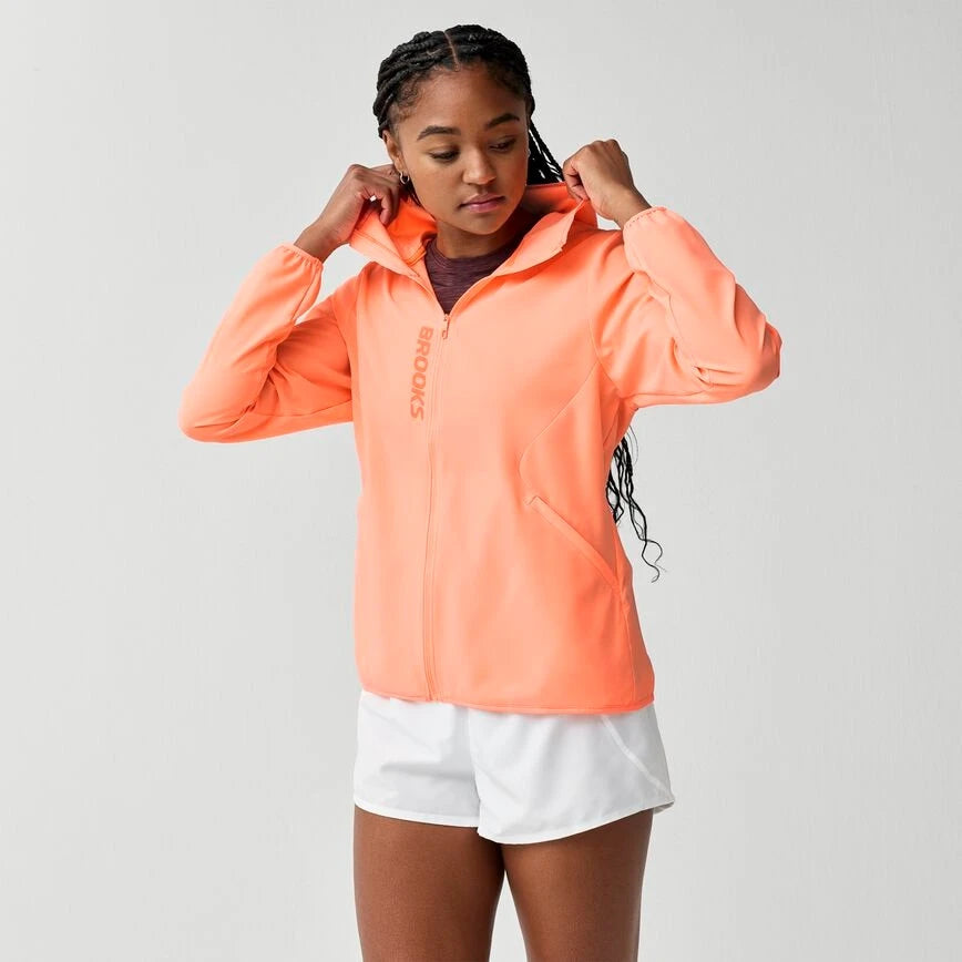 Brooks Canopy Jacket W Cyber Peach