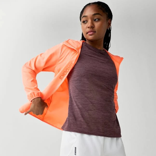 Brooks Canopy Jacket W Cyber Peach