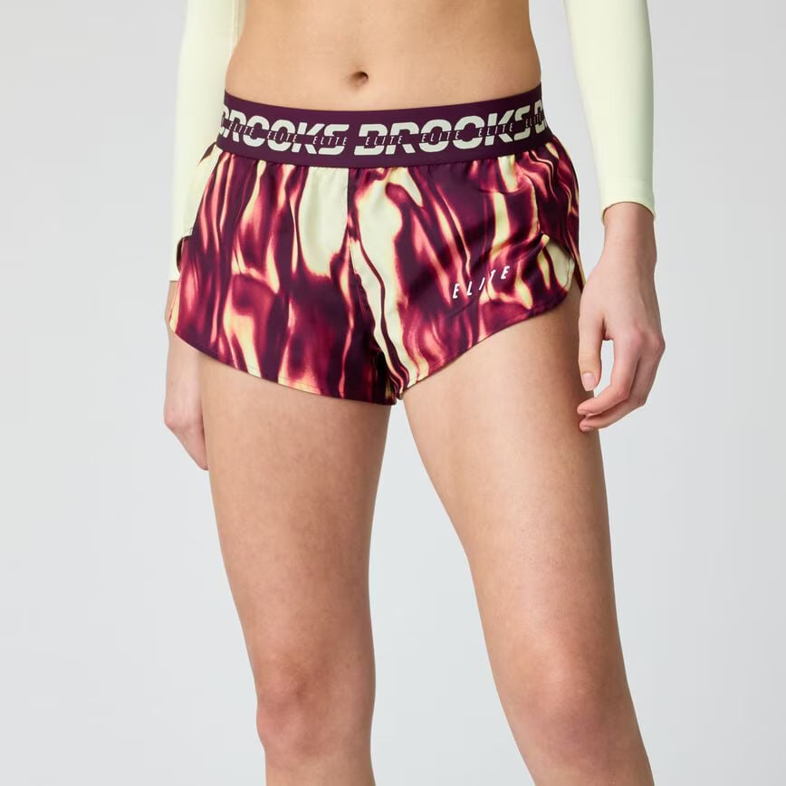 Brooks PR Elite Split Short W Superflare Purple