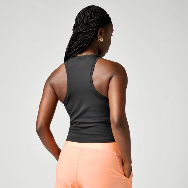 Brooks W Dash Crop Tank Black