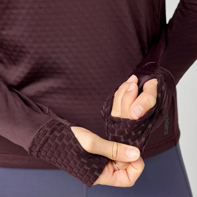 Brooks Momentum Thermal Hoodie Cocoa
