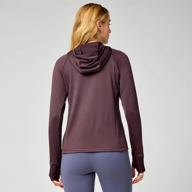 Brooks Momentum Thermal Hoodie Cocoa