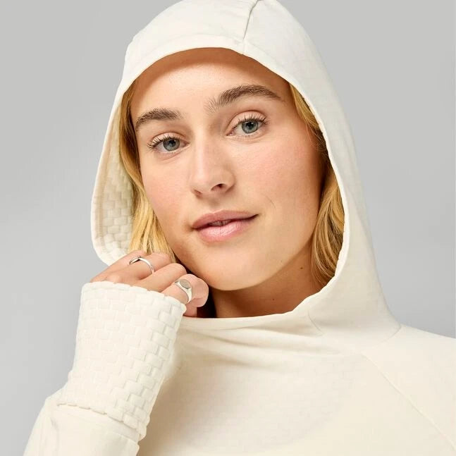 Brooks Momentum Women's Thermal Hoodie Bone