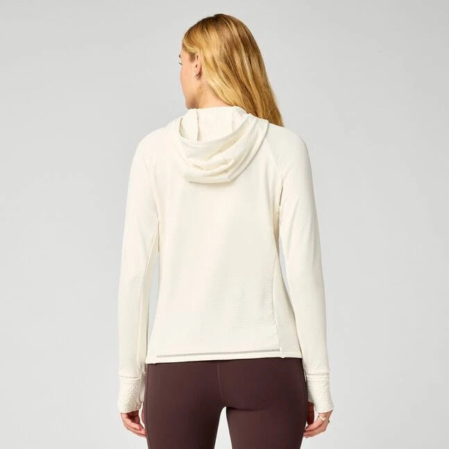 Brooks Momentum Women's Thermal Hoodie Bone