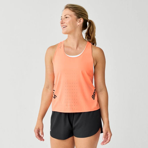 Brooks Hyperion Elite Singlet W Cyber Peach