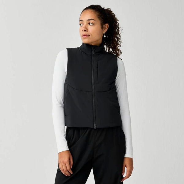 Brooks Movement Insulated Crop Vest Women's Black