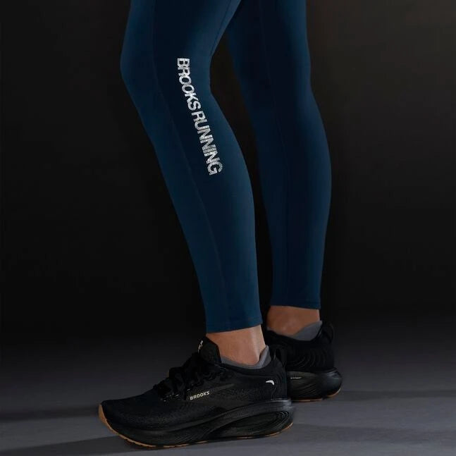 Brooks Thermal Reflective Tight Women's - Indigo/Reflective