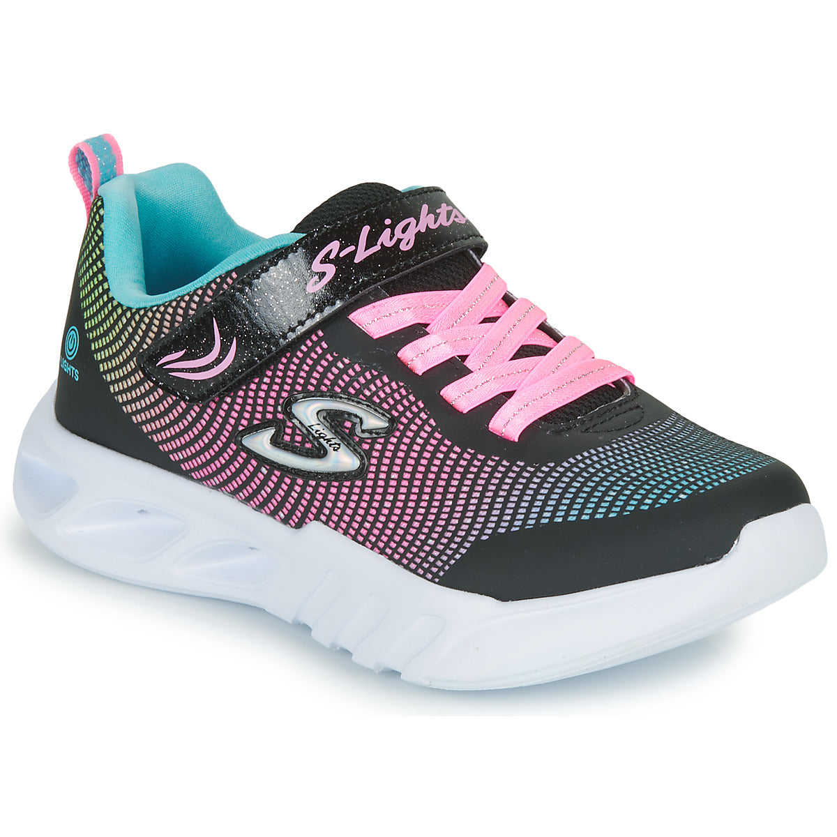 Skechers Flicker Flash Kids Black