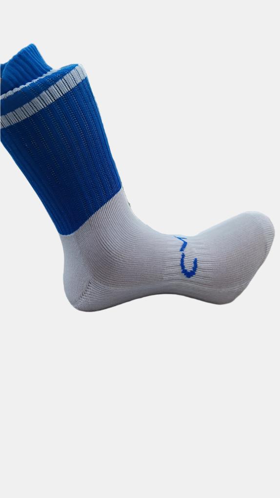 CMAC Midi Sock Royal/White