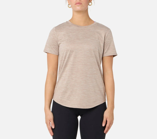Skechers GO DRI Swift T-Shirt W Taupe Brown