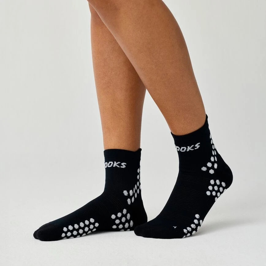 Brooks Glycerin Sensory Quarter Socks Black