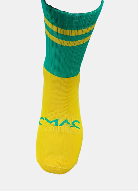 CMAC Midi Sock Green/Amber