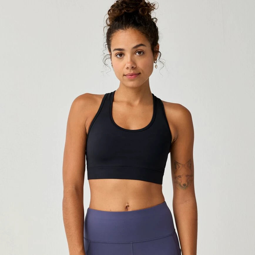 Brooks Dash Padded Bra Black