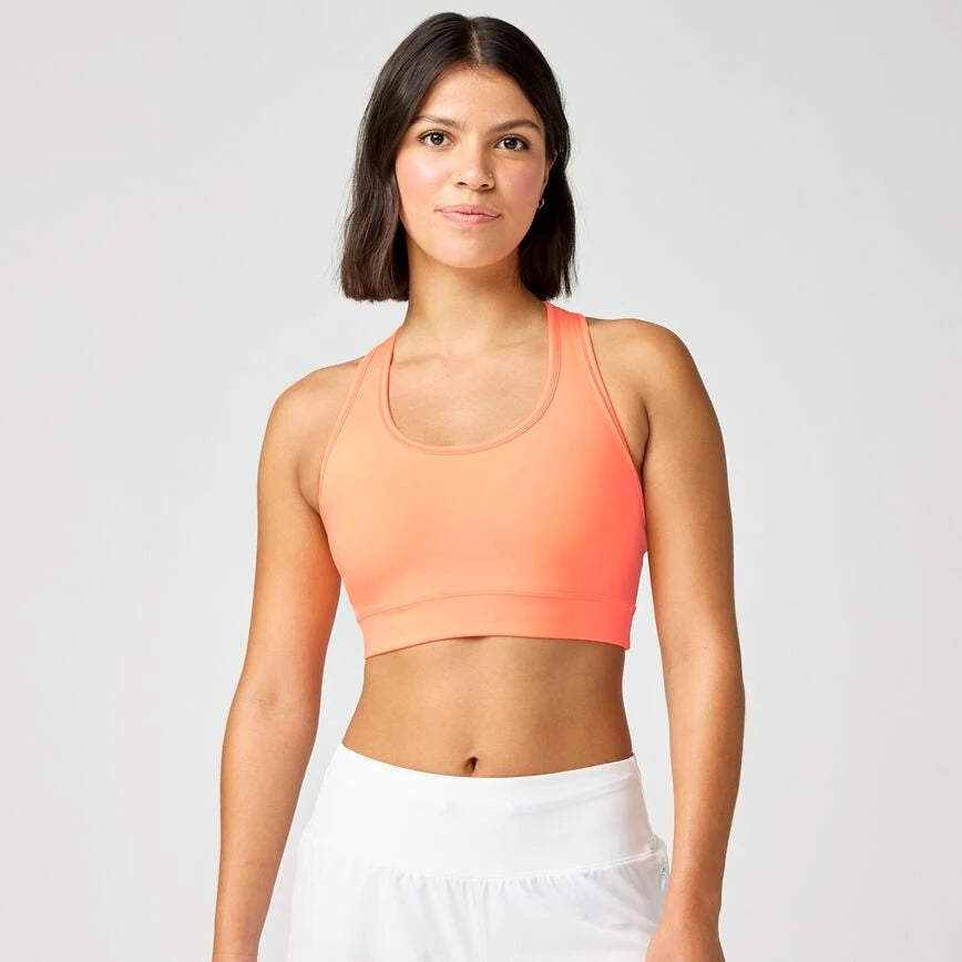 Brooks Dash Padded Bra Cyber Peach