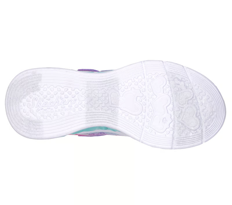 Skechers Flutter Heart Lights K Lavender/Multi