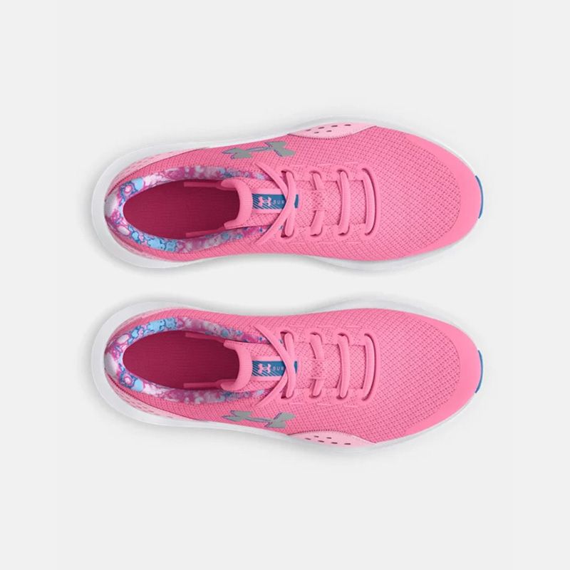 UA Surge 4 Runners Kids Sunset Pink