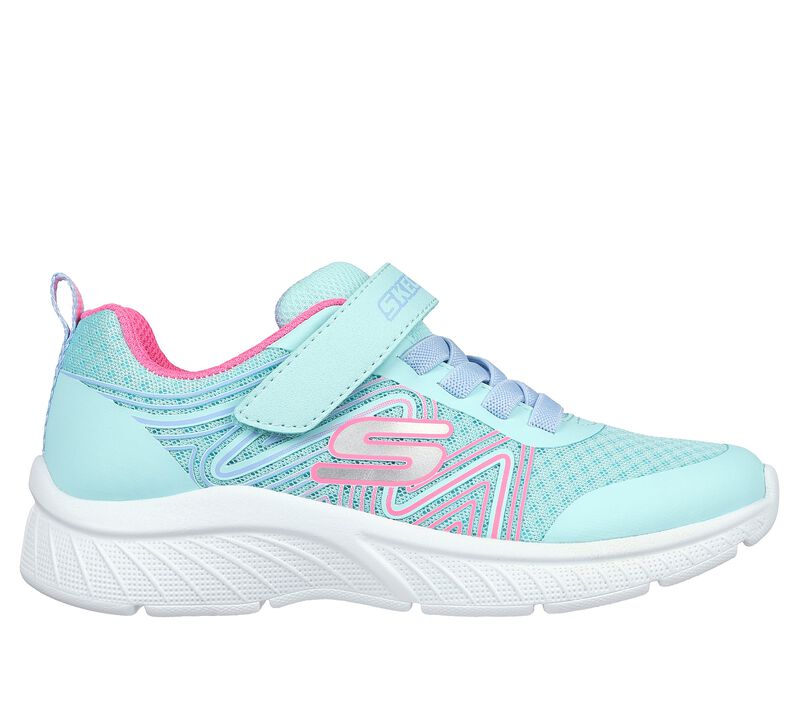 Skechers Microspec Plus Kids Aqua/Pink