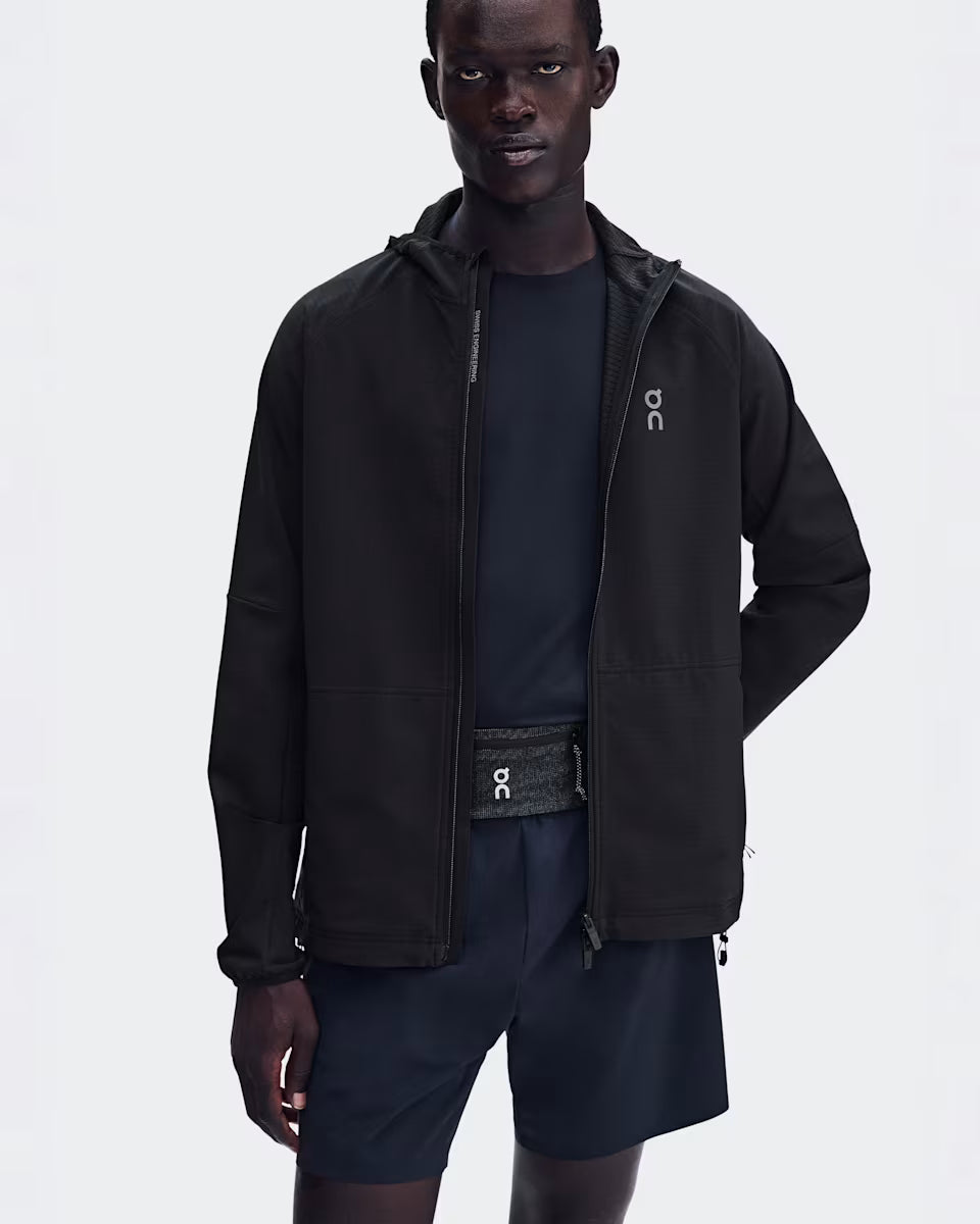 ON Running Weather Hoodie Men Black
