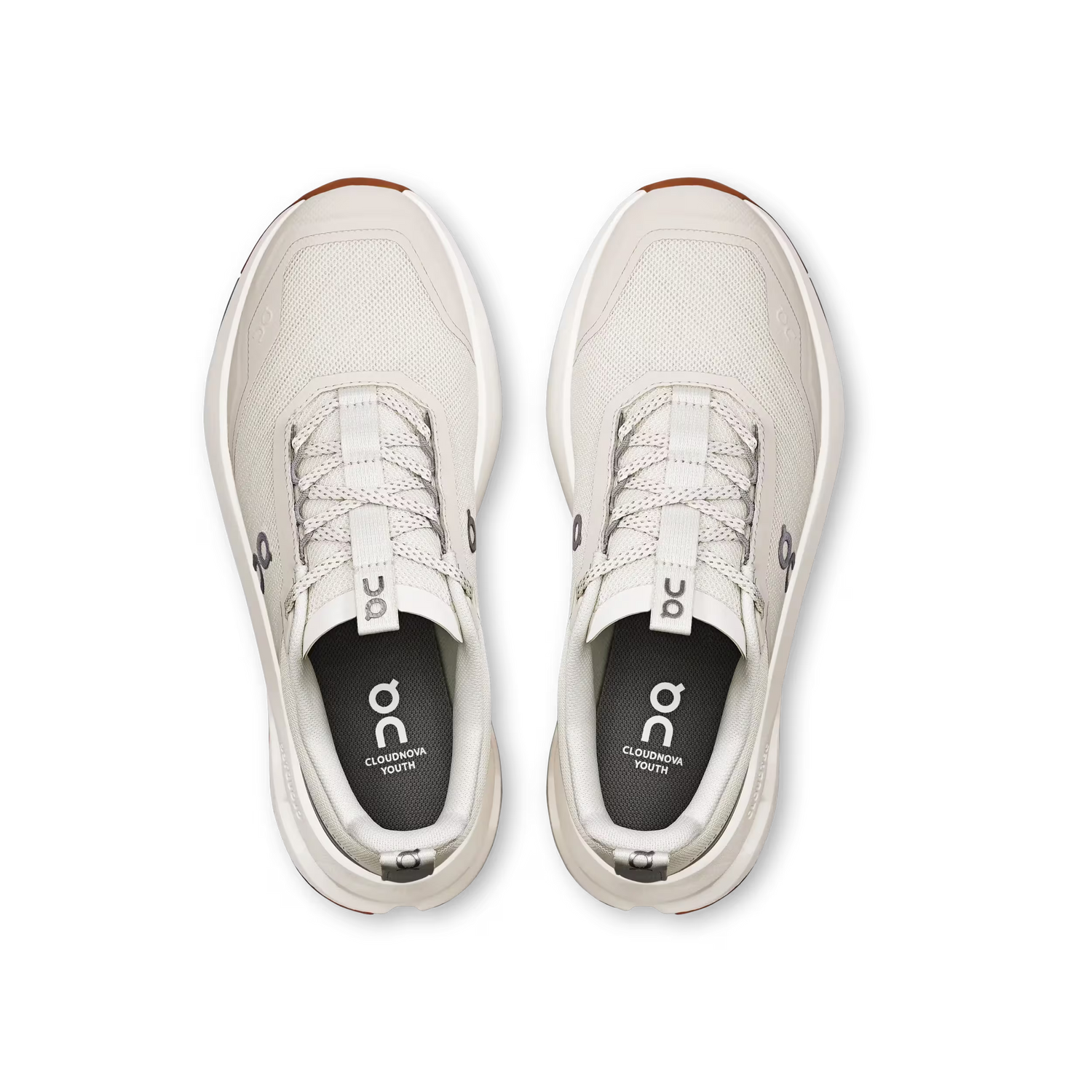 ON Cloudnova Youth Ivory/Apollo