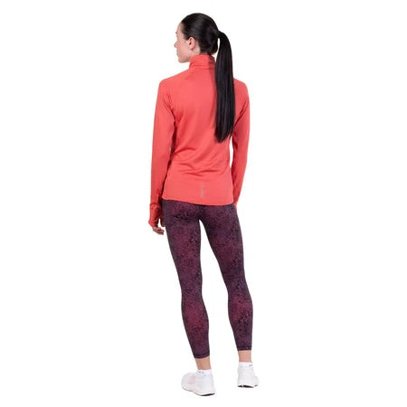 Ronhill Tech Winter 1/2 Zip Top W Sumac/Blue Violet