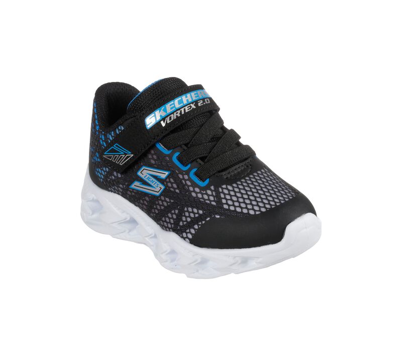 Skechers S Lights Vortex 2.0 Infants Black/Blue