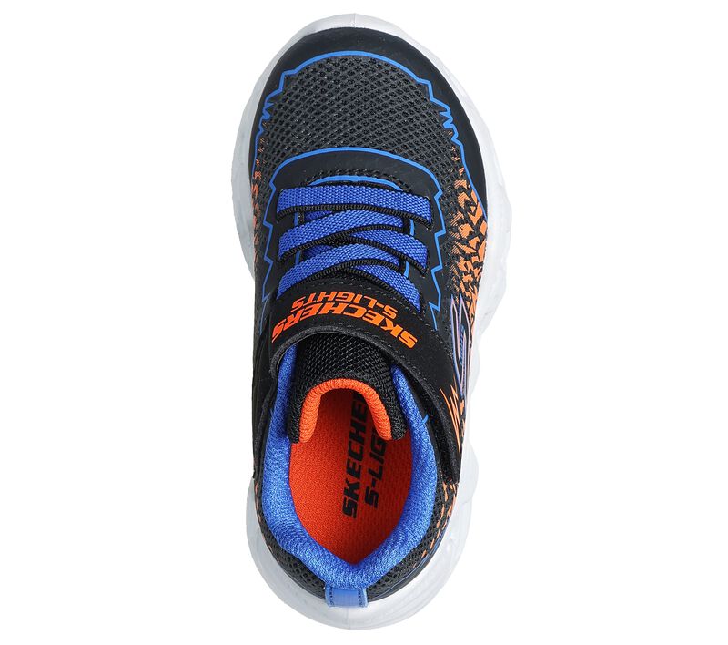 Skechers S Lights Vortex 2.0 Infants Black/Orange