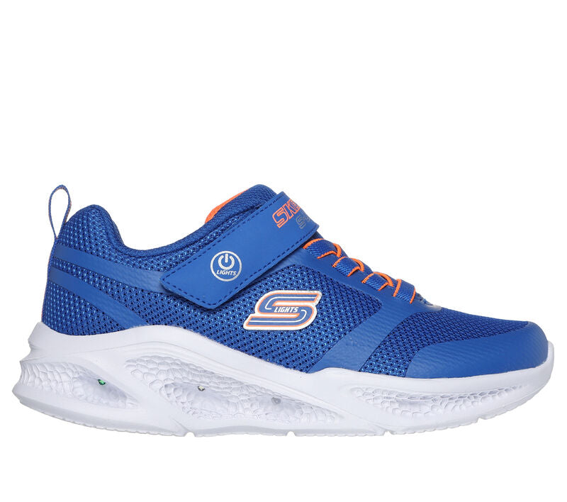 Skechers Meteor Lights Kids Blue/Orange