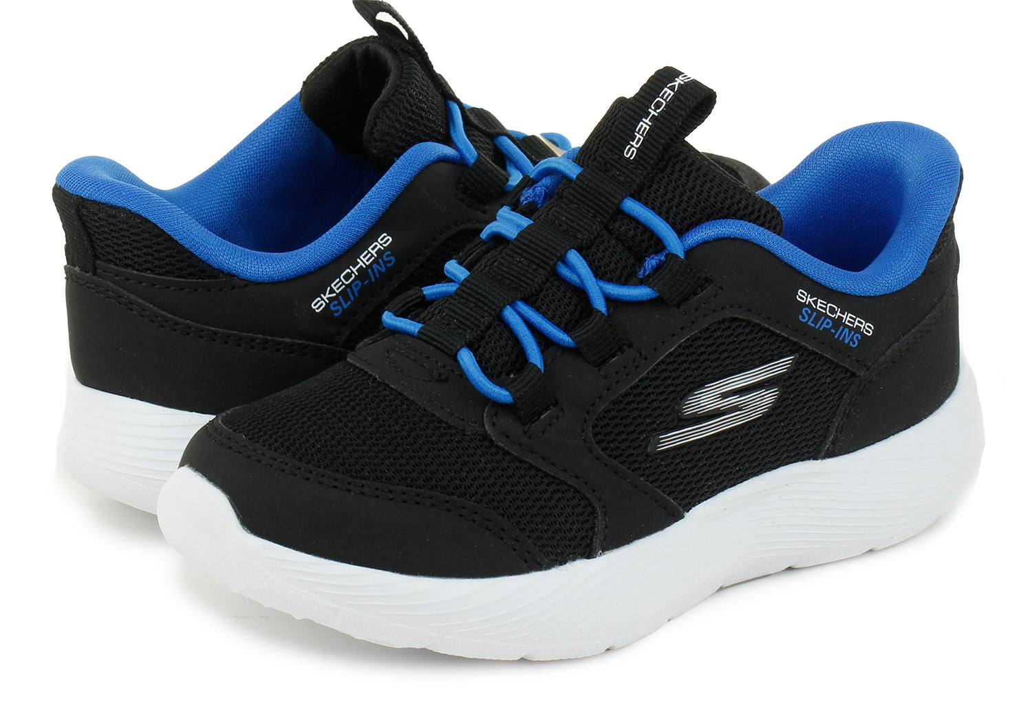 Skechers Slip-ins: Dyna-Lite Turbo-Brisk Buddies K Blk