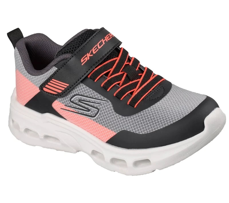 Skechers Skechers Girls Glide-Step Drift Sneaker Zorzox Black Orange