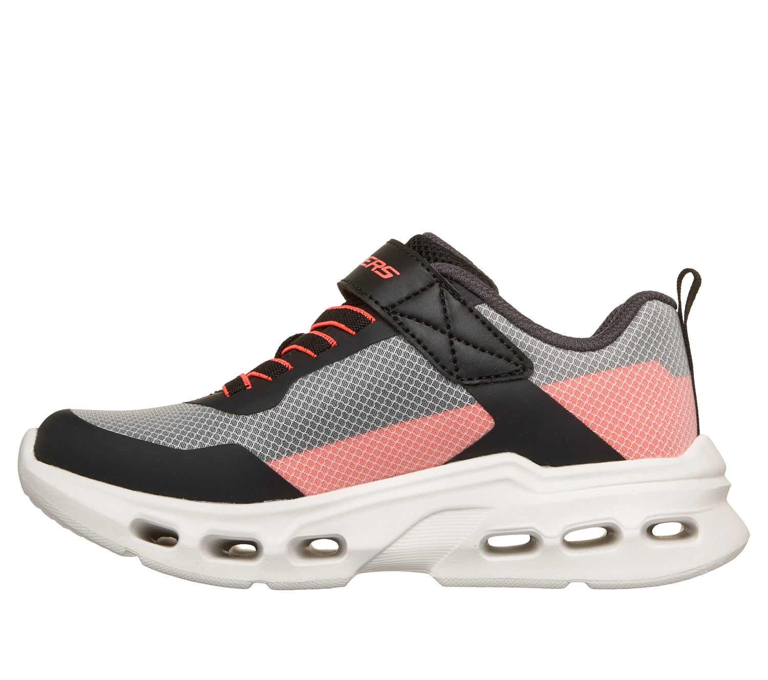 Skechers Skechers Girls Glide-Step Drift Sneaker Zorzox Black Orange