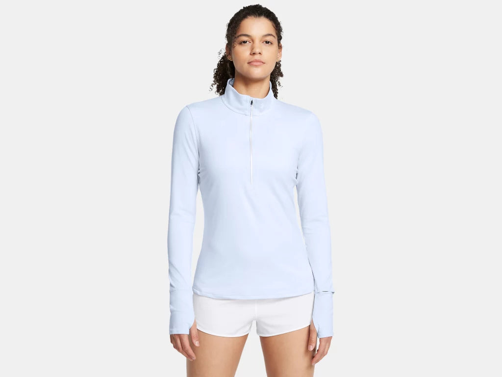 UA Launch Pro Half Zip W Nimbus Blue