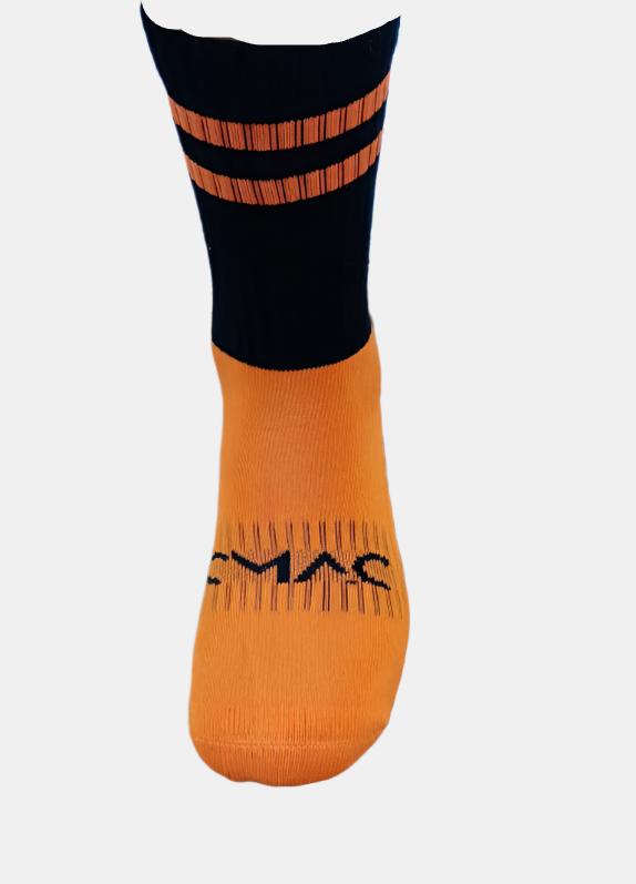 CMAC Midi Sock Black/Orange