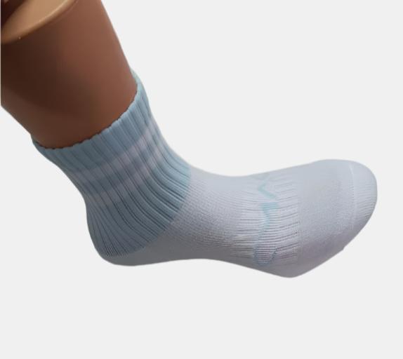 CMAC Midi Sock Sky/White