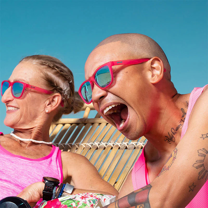Goodr OG's Sunglasses Flamingos on a Booze Cruise