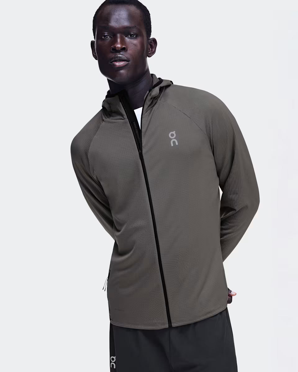 ON Running Climate Zip Hoodie M Ember