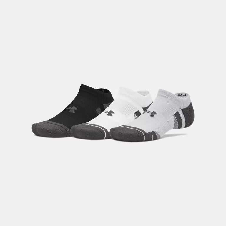 UA Performance Tech Unisex 3-Pack No Show Socks