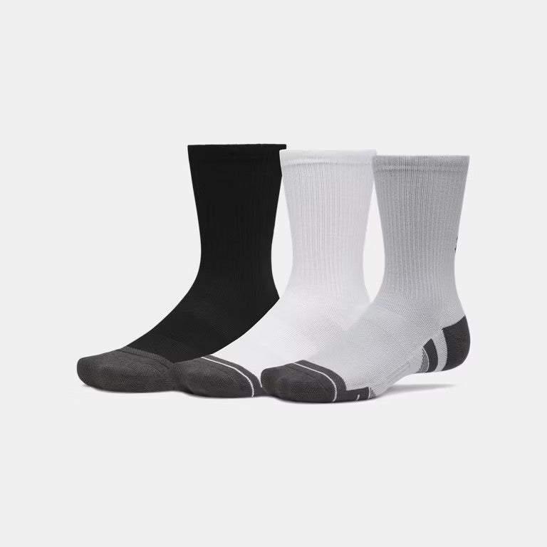 UA Performance Tech Unisex 3-Pack Crew Socks