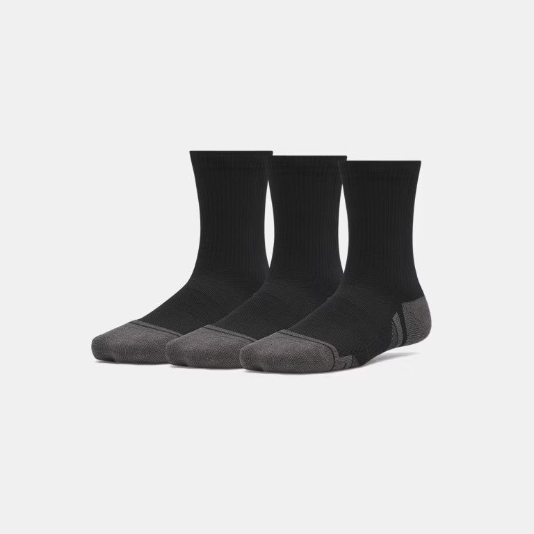 UA Performance Tech Kids' 3-Pack Crew Socks