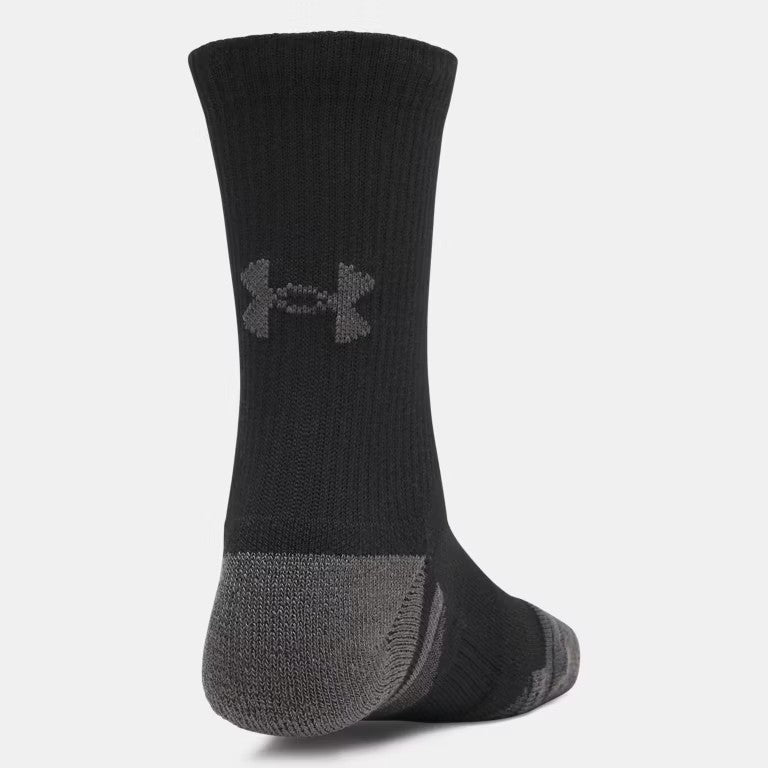UA Performance Tech Kids' 3-Pack Crew Socks
