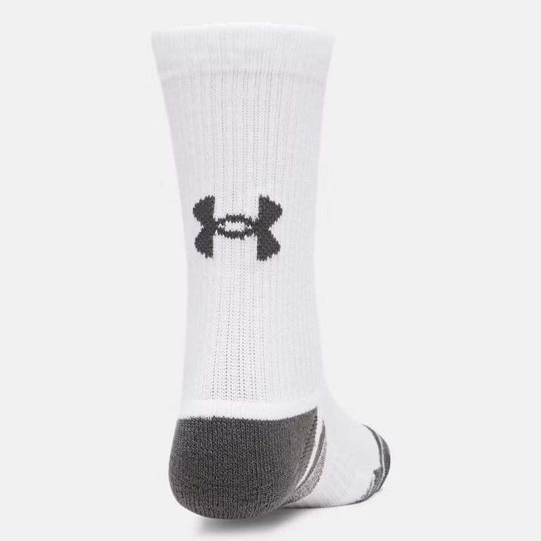 UA Performance Tech Kids' 3-Pack Crew Socks