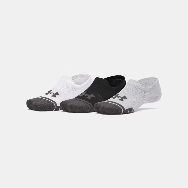 UA Performance Tech Unisex 3-Pack Ultra Low Socks