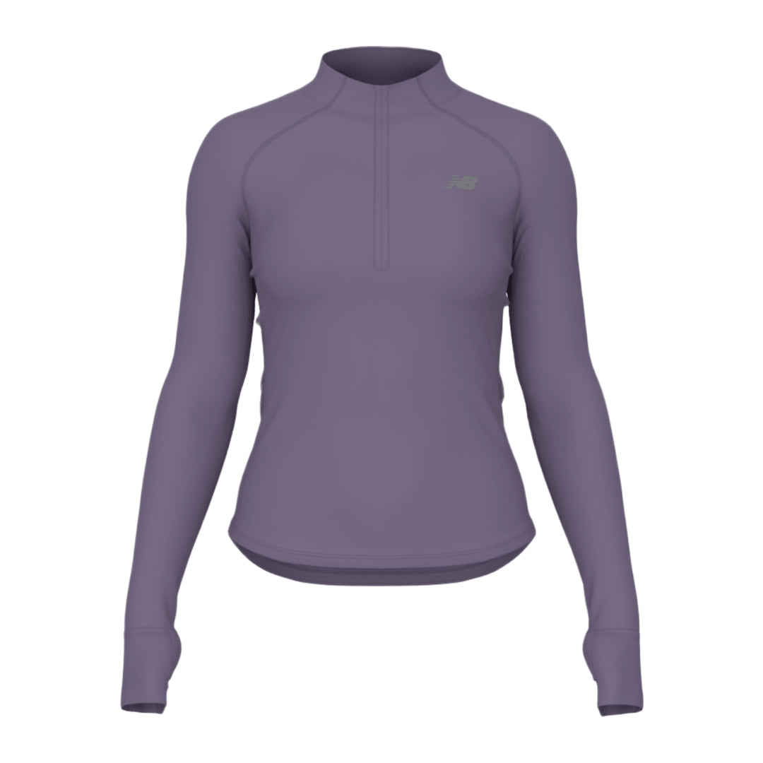 NB Harmony Half Zip W Candied Violet