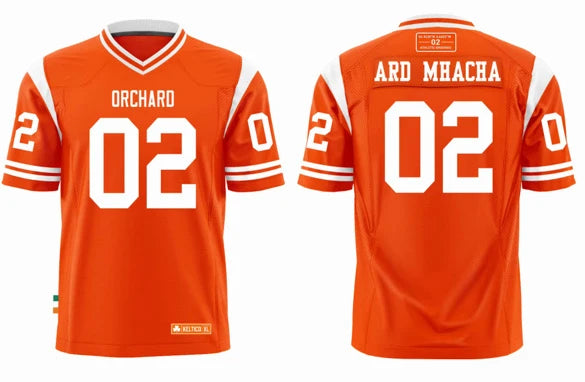 Keltico Armagh Orange Heritage American Football Jersey