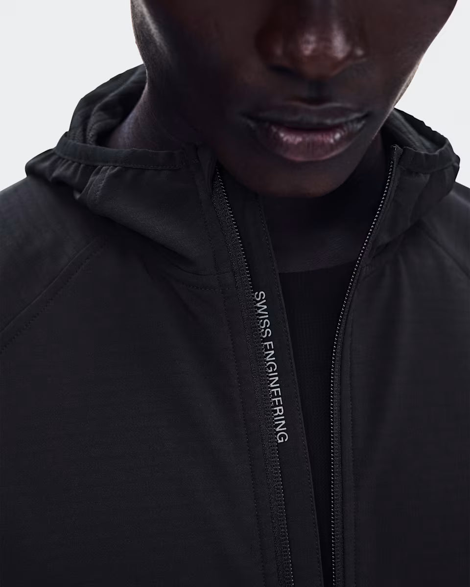 ON Running Weather Hoodie Men Black