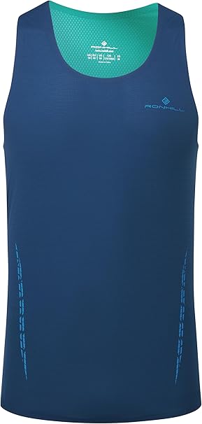 Ronhill Tech Vest M Dark Cobalt/Fluo Green
