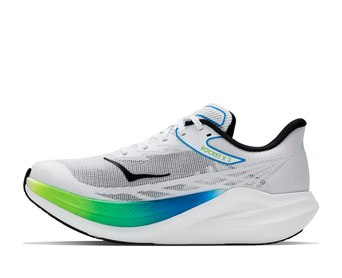 Hoka Rocket X 3 U Frost/Electric Lime