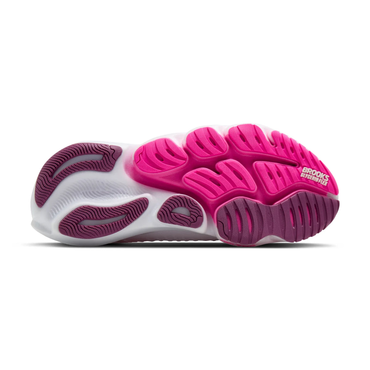 Brooks Glycerin Flex Women's White/Cyber Pink/Argyle