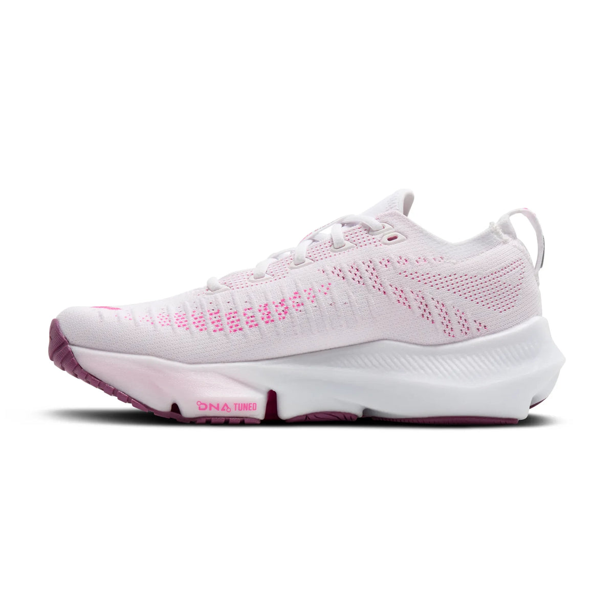 Brooks Glycerin Flex Women's White/Cyber Pink/Argyle