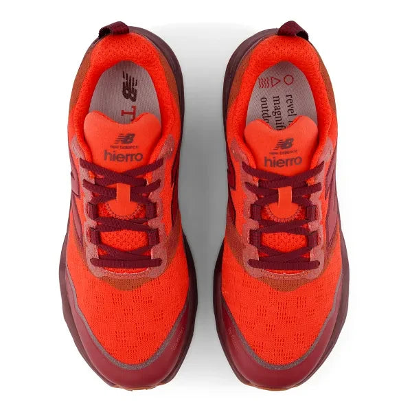 NB Men's Fresh Foam X Hierro v9 - Mulled Wine / Neo Flame