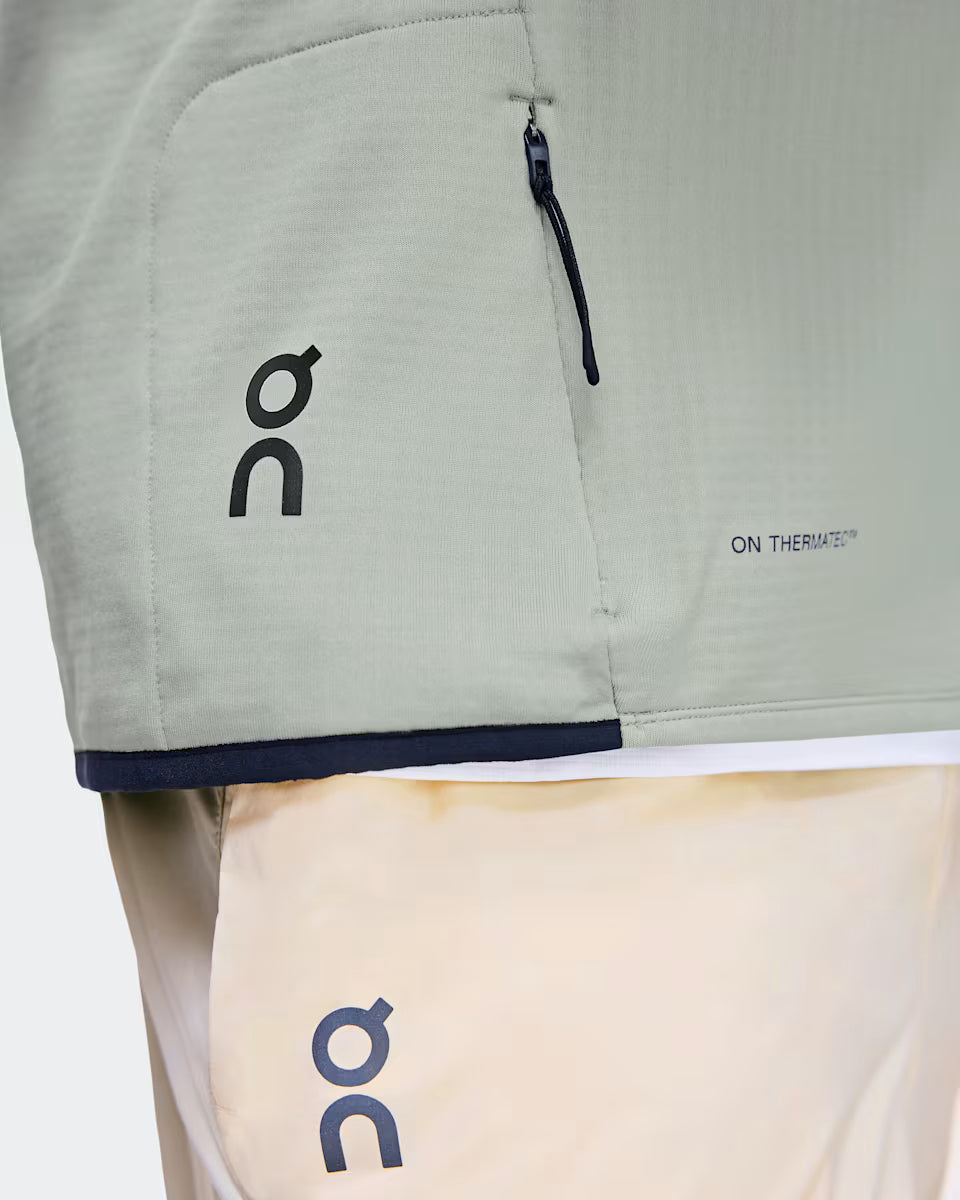 ON Running Climate Zip Hoodie M Brume